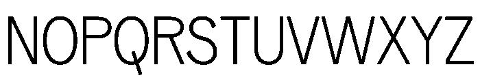 NeptunNordCondensed NordCondensedLight Font UPPERCASE