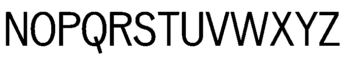 NeptunNordCondensed NordCondensedRegular Font UPPERCASE