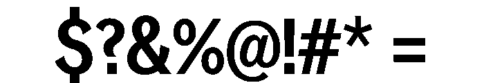 NeptunNordCondensed NordCondensedSemiBold Font OTHER CHARS