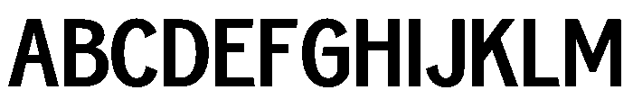 NeptunNordCondensed NordCondensedSemiBold Font UPPERCASE