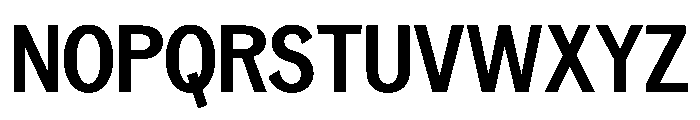 NeptunNordCondensed NordCondensedSemiBold Font UPPERCASE