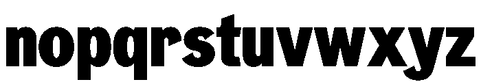 NeptunNordSemiCondensed NordSemiCondensedBlack Font LOWERCASE