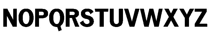 NeptunNordSemiCondensed NordSemiCondensedBold Font UPPERCASE