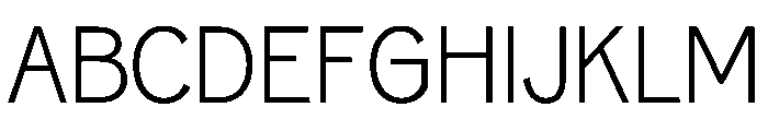 NeptunNordSemiCondensed NordSemiCondensedLight Font UPPERCASE