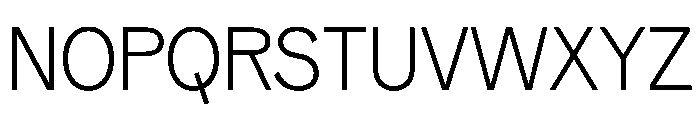 NeptunNordSemiCondensed NordSemiCondensedLight Font UPPERCASE