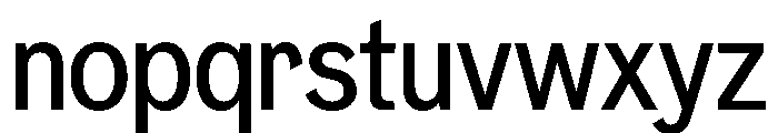 NeptunNordSemiCondensed NordSemiCondensedMedium Font LOWERCASE