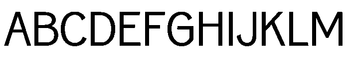 NeptunNordSemiCondensed NordSemiCondensedRegular Font UPPERCASE