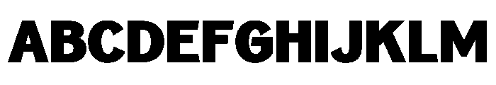 NeptunNordStandard NordBlack Font UPPERCASE