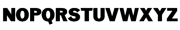 NeptunNordStandard NordBlack Font UPPERCASE
