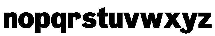 NeptunNordStandard NordBlack Font LOWERCASE