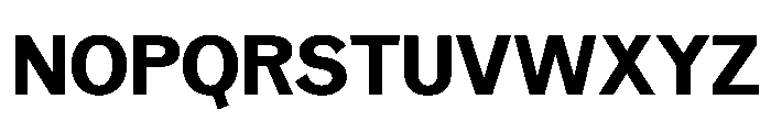 NeptunNordStandard NordBold Font UPPERCASE