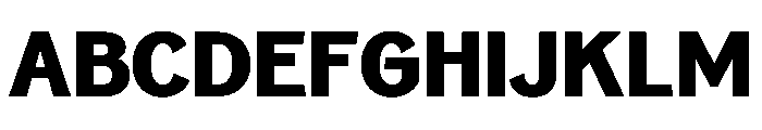 NeptunNordStandard NordExtraBold Font UPPERCASE