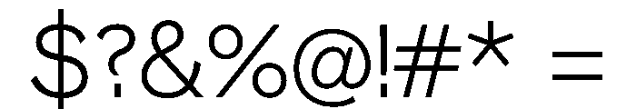 NeptunNordStandard NordLight Font OTHER CHARS