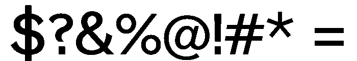 NeptunNordStandard NordMedium Font OTHER CHARS