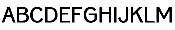 NeptunNordStandard NordMedium Font UPPERCASE