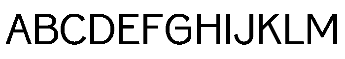 NeptunNordStandard NordRegular Font UPPERCASE