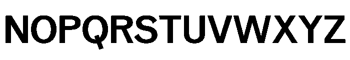 NeptunNordStandard NordSemiBold Font UPPERCASE