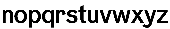 NeptunNordStandard NordSemiBold Font LOWERCASE