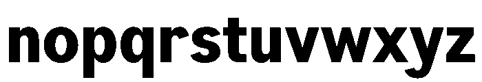 NeptunSd SdBold Font LOWERCASE
