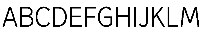 NeptunSd SdLight Font UPPERCASE