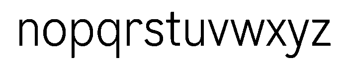 NeptunSd SdLight Font LOWERCASE