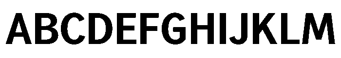 NeptunSd SdSemiBold Font UPPERCASE