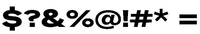 NeptunSdExtended SdExtendedExtraBold Font OTHER CHARS
