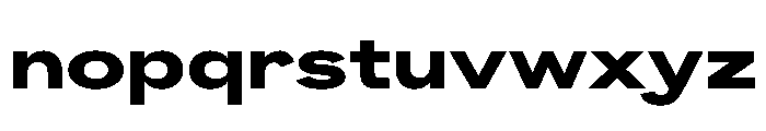 NeptunSdExtended SdExtendedExtraBold Font LOWERCASE