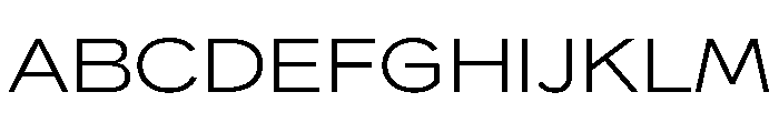 NeptunSdExtended SdExtendedLight Font UPPERCASE