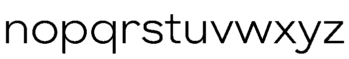 NeptunSdExtraWide SdExtraWideLight Font LOWERCASE