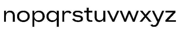 NeptunSdExtraWide SdExtraWideRegular Font LOWERCASE