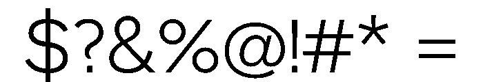 NeptunSdWide SdWideLight Font OTHER CHARS
