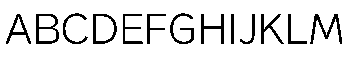 NeptunSdWide SdWideLight Font UPPERCASE