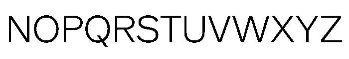 NeptunSdWide SdWideLight Font UPPERCASE
