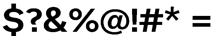 NeptunSdWide SdWideSemiBold Font OTHER CHARS