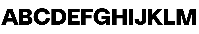 NeuSans Black Font UPPERCASE
