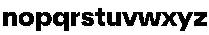 NeuSans Black Font LOWERCASE