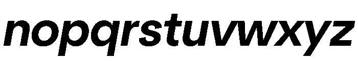 NeuSans BoldItalic Instance Font LOWERCASE