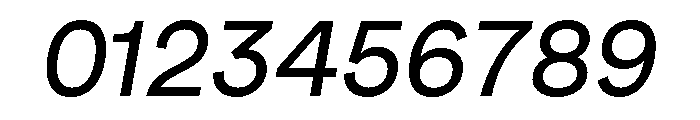 NeuSans BookItalic Font OTHER CHARS