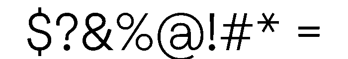 NeuSans Light Instance Font OTHER CHARS
