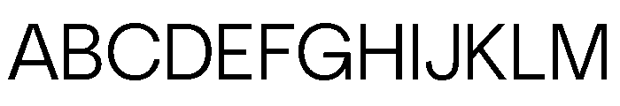 NeuSans Light Font UPPERCASE