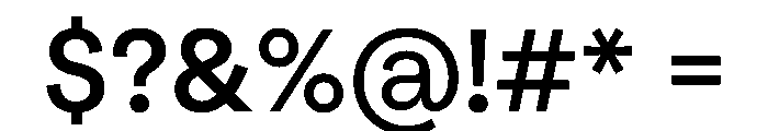 NeuSans Medium Instance Font OTHER CHARS