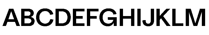 NeuSans Medium Instance Font UPPERCASE