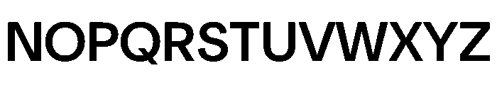 NeuSans Medium Instance Font UPPERCASE