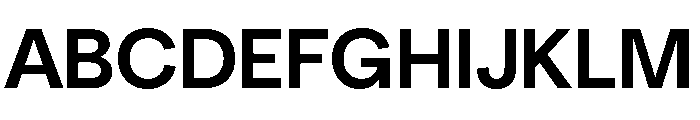 NeuSans Medium Font UPPERCASE