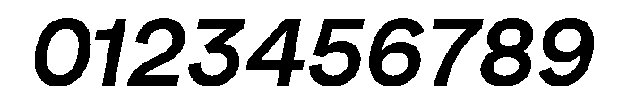 NeuSans MediumItalic Font OTHER CHARS