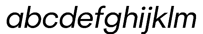 NeuSans RegularItalic Instance FONT