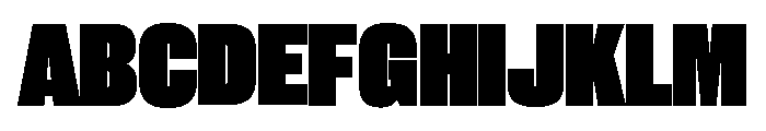 Neue Corp Black 3 Font UPPERCASE