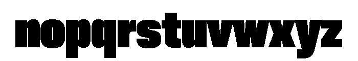 Neue Corp Black 3 Font LOWERCASE