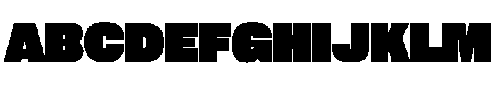 Neue Corp Black 4 Font UPPERCASE